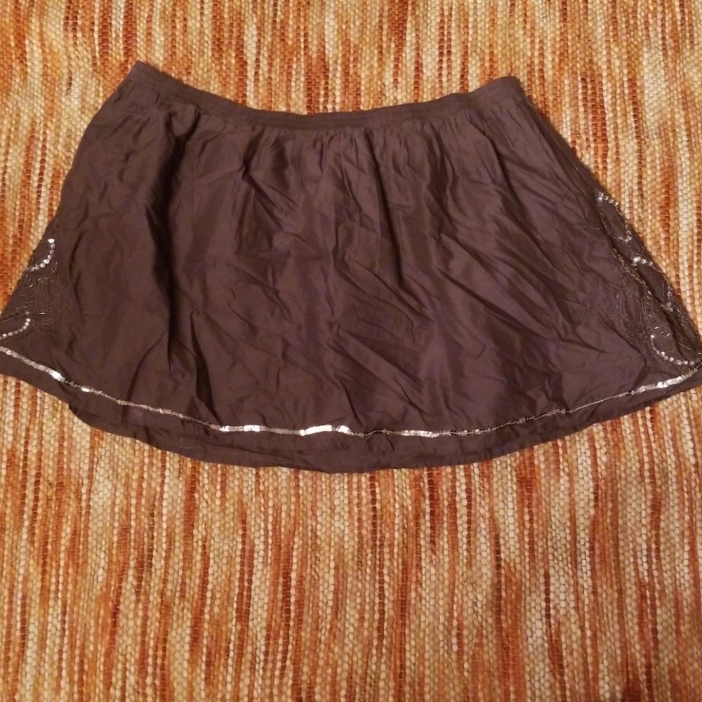 Womens nwt 2x gap sequin diamond fancy skirt 18 20